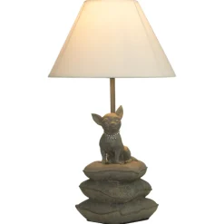 Happy-House Lamp Chihuahua - Hondencadeau - Ø22x41 cm Beige