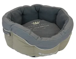 Happy-House Mand Luxury Living - Hondenmand - Ø46x21 cm Grijs Small