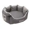Happy-House Mand Rond Casual Living Collection - Hondenmand - Ø60x26 cm Grijs Medium
