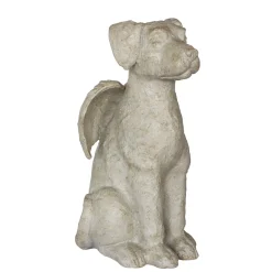 Happy-House Memory Collection Beeld Hond - Herdenken - 19x16x36.5 cm Beige Large