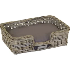 Happy-House Rieten Mand Recht Natural - Hondenmand