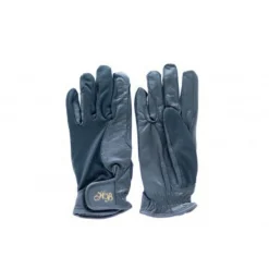 Hb Ruitersport Lederen Handschoenen Zwart - Ruiteraccessoires