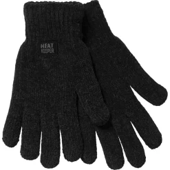 Heatkeeper Handschoen Chenille - Handschoenen - Zwart One Size