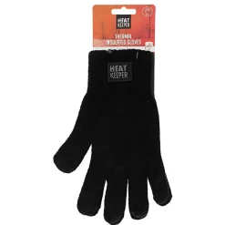 Heatkeeper Handschoen Chenille - Handschoenen - Zwart One Size