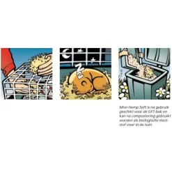 Hempflax Mini Hemp Soft Nestmateriaal - Kooi Accessoire - 50 g