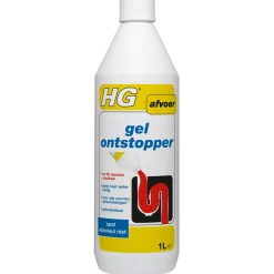 Hg Gel Ontstopper - Schoonmaakmiddelen - 83x83x261 mm 1 l Wit
