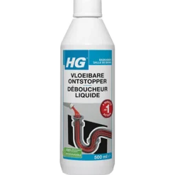 Hg Vloeibare Ontstopper - Schoonmaakmiddelen - 0.5 l