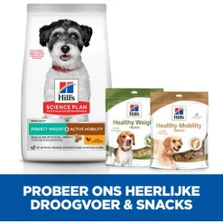 Hill's Canine Adult Perfect Weight & Active Mobility Small&Mini Kip - Hondenvoer