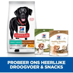 Hill's Canine Adult Perfect Weight & Active Mobility Large Breed - Hondenvoer - Kip 12 kg