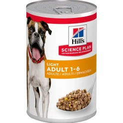 Hill's Canine Blik Adult Light - Hondenvoer - Kip 370 g