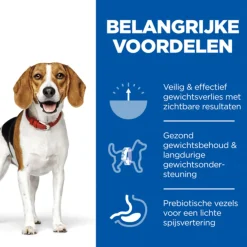 Hill's Canine Blik Adult Perfect Weight - Hondenvoer - Kip Groente 363 g