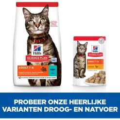 Hill's Feline Adult - Kattenvoer - Tonijn Kip 10 kg