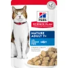 Hill's Feline Maaltijdzakjes Mature Adult - Kattenvoer - Zeevis 85 g
