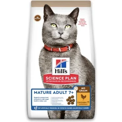 Hill's Feline Mature Adult No Grain - Kattenvoer - Kip 1.5 kg