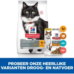 Hill's Feline Mature Adult Sterilised - Kattenvoer - Kip 10 kg