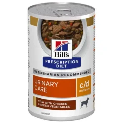 Hill's Prescription Diet C/D Multicare Urinary Care Stoofpotje Blik - Hondenvoer - Kip Groente 354 g