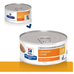 Hill's Prescription Diet C/D Multicare Urinary Care Blik - Kattenvoer - Kip 156 g