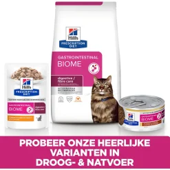 Hill's Prescription Diet Gastrointestinal Biome Digestive+ Fibre Care Pouch - Kattenvoer - 12x85 g