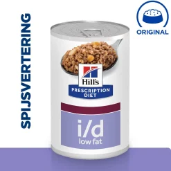 Hill's Prescription Diet I/D Digestive Care Low Fat Blik - Hondenvoer - 360 g