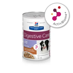 Hill's Prescription Diet I/D Digestive Care Low Fat Stoofpotje  Blik - Hondenvoer - Kip Groente 354 g
