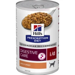 Hill's Prescription Diet I/D Digestive Care Blik - Hondenvoer - Kalkoen 360 g