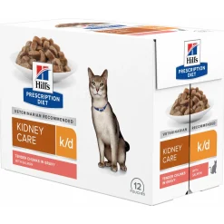 Hill's Prescription Diet K/D Kidney Care Maaltijdzakjes - Kattenvoer - Zalm 12x85 g