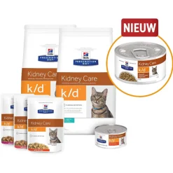 Hill's Prescription Diet K/D Kidney Care Maaltijdzakjes - Kattenvoer - Zalm 12x85 g