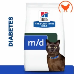 Hill's Prescription Diet M/D Diabetes/Weight Management Zak - Kattenvoer - Kip 3 kg