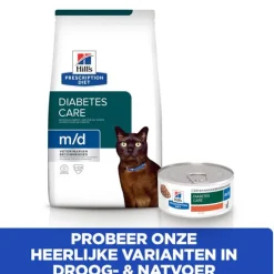 Hill's Prescription Diet M/D Diabetes/Weight Management Zak - Kattenvoer - Kip 3 kg