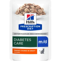 Hill's Prescription Diet M/D Diabetes/Weight Management Pouch - Kattenvoer - 12x85 g
