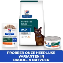 Hill's Prescription Diet M/D Diabetes/Weight Management Pouch - Kattenvoer - 12x85 g