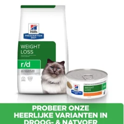 Hill's Prescription Diet R/D Weight Reduction Zak - Kattenvoer - Kip 3 kg