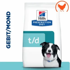 Hill's Prescription Diet T/D Dental Care  Zak - Hondenvoer - Kip 4 kg