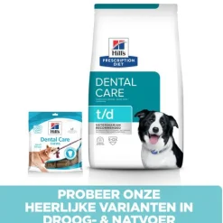Hill's Prescription Diet T/D Dental Care  Zak - Hondenvoer - Kip 4 kg