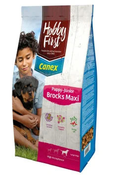 Hobbyfirst Canex Puppy-Junior Brocks Maxi - Hondenvoer - Kip Rijst 12 kg