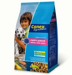 Hobbyfirst Canex Puppy-Junior Brocks Large Breed - Hondenvoer - Kip Rijst 12.5 kg