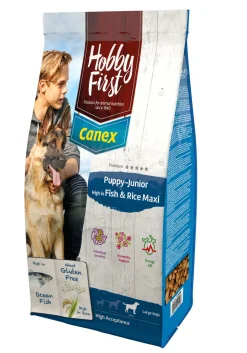 Hobbyfirst Canex Puppy-Junior High F & R Maxi - Hondenvoer - Oceaanvis Rijst 12 kg