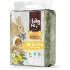 Hobbyfirst Hope Farms Herbal Hay With Flowers - Ruwvoer - 1 kg