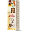 Hobbyfirst Hope Farms Sticks Groente En Kruiden - Knaagdiersnack - 8.1x4x26.5 cm 2x90 g L