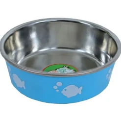 Homestyle Kat Eetbak Vis - Kattenvoerbak - Ø11 cm Lichtblauw