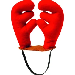 Homestyle Kerst Rendiergewei - Hondenspeelgoed - 11x15 cm Rood Wit Kerst