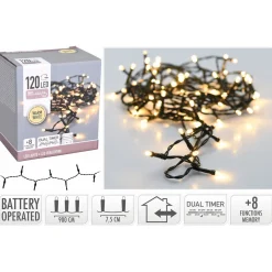 Homestyle Led Verlichting Met Timer - Verlichting - 9 m Warm Wit 120