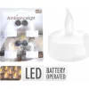 Homestyle Theelicht Set Met Led - Decoratie - 4 stuks Incl. Batterijen