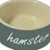 Homestyle Voerbak Keramiek Hamster - Voerbak - 6 cm Grijs