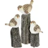 Homestyle Vogels Op Stam - Decoratie - 18x8x29 cm Beige Assorti