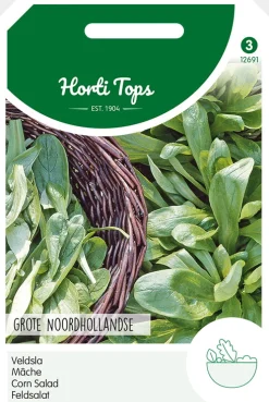 Hortitops 15 Gram - Veldsla Grote Noordhollandse - Groentezaden - 15 g