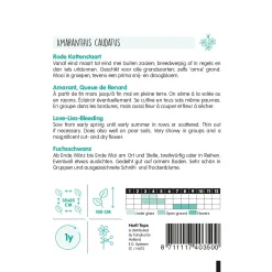 Hortitops Amaranthus - Rode Kattenstaart - Bloemenzaden - 1 g