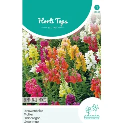Hortitops Antirrhinum - Leeuwenbekje Half-Hoge Gemengd - Bloemenzaden - 500 mg