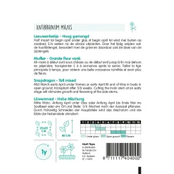 Hortitops Antirrhinum - Leeuwenbekje Hoog Gemengd - Bloemenzaden - 500 mg