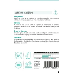 Hortitops Cerastium - Hoornbloem Wit - Bloemenzaden - 250 mg